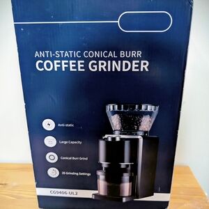 Anti-Static Conical Burr Coffee Grinder